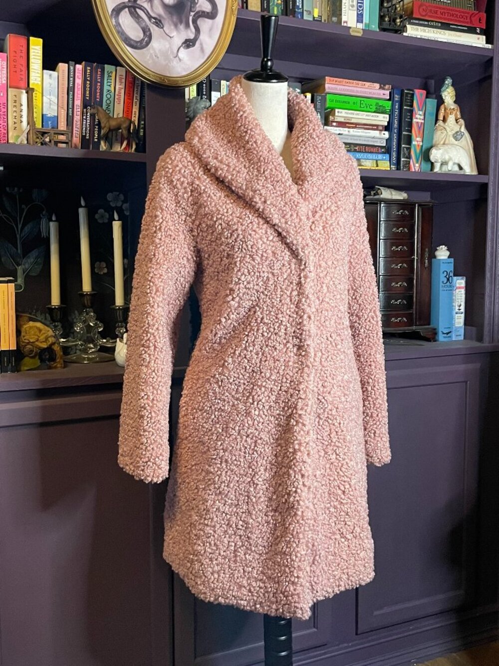 Soft Pink Fuzzy / Teddy Coat - Picture 1 of 8